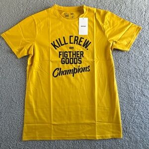Kill Crew Apparel T-Shirt Men's L KILL CREW (Figther) Champions (Misprint-Flaw)